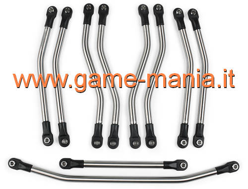 Set di LINKS IN ACCIAIO (10 pezzi) per Axial Wraith by Incision