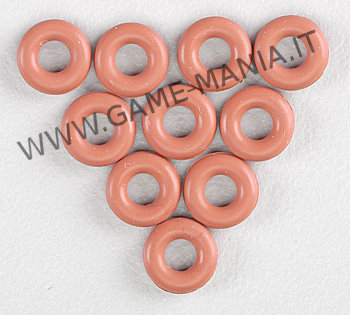 Rubber O-rings 3mm internal-6mm external by Tamiya (x10)