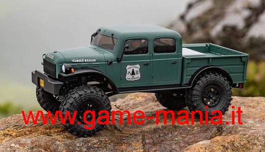 Axial SCX-24 - Dodge POWER WAGON verde scaler RTR in scala 1:24