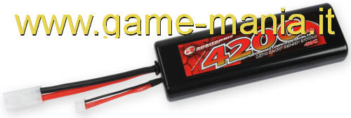 4200Mah LiPo stick pack 7,4V 40C battery w/Tamiya connector by Robitronic