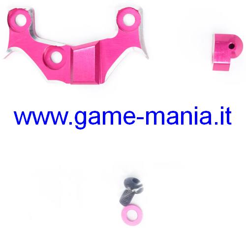 Supporto tendicinghia in lega fucsia per Sakura D4 by 3Racing