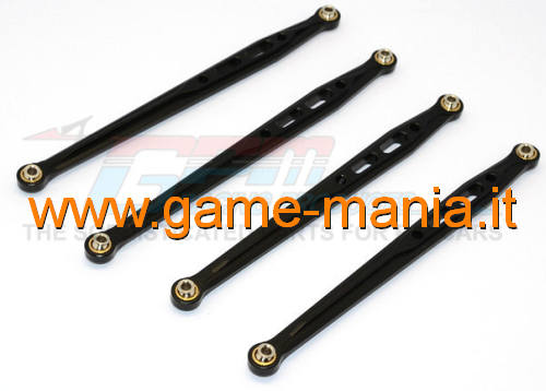 Links POSTERIORI passo lungo in lega NERI per Axial SCX-10 by GPM