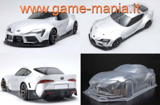 200mm clear Toyota SUPRA Pandem 1/10 body by Yokomo