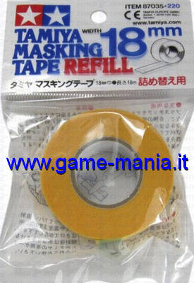 Nastro per mascherature adesivo REFILL larghezza 18mm by Tamiya