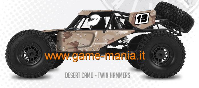 Set adesivi livrea DESERT CAMO x Vaterra Twin Hammers by Freqeskinz