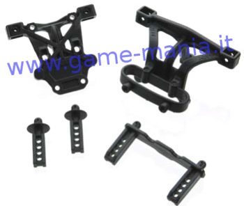 Supporti carrozzeria e paraurti ant/post. E-Revo 1:16 by Traxxas