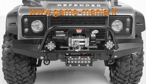 Paraurti anteriore nero IN LEGA x TRX-4 Defender by RC4WD